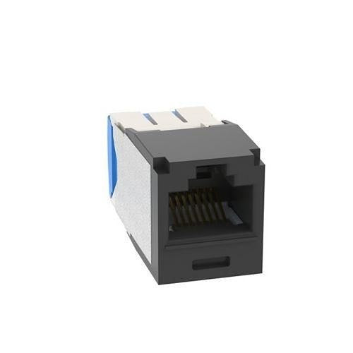 Panduit CJ6X88TGBL-C Category 6A UTP Keystone Jack, 8 Positions and 8 Wires, Black