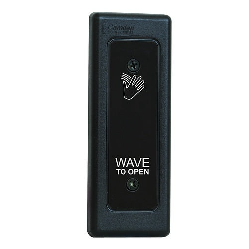 Camden CM-336/41NL1 Battery Powered Touchless Switch, Hand Icon and \'Wave to Open\' Text