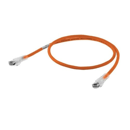 Hubbell HC6OR70 NEXTSPEED CAT6 Copper Solutions Patch Cord, Slim, 70\', Orange