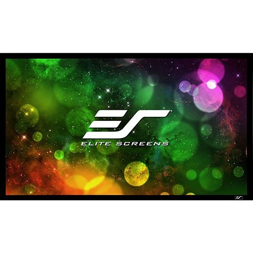 Elite Screens Sable Frame B2 135\\" 16:9 Active 3D 4K/8K Ultra HD Fixed Frame Home Theater Projection Projector Screen with Kit