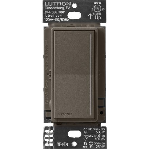 Lutron ST-PRO-N-TF Sunnata Touch Dimmer - LED+ Pro Max, 250W LED / 400W ELV / 400VA MLV, Neutral Required, Multi-Location, 120V, Truffle