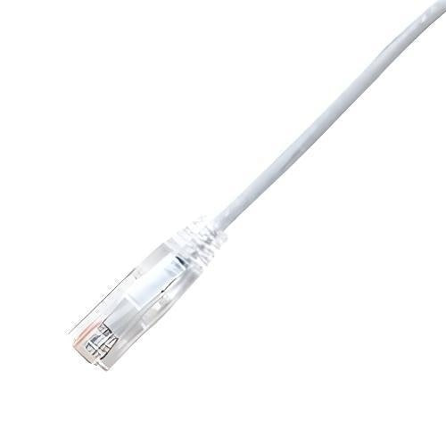 Lynn Electronics OLG20JWHC-020 CAT6 Plenum Cable with Clear Boot, 20\', White