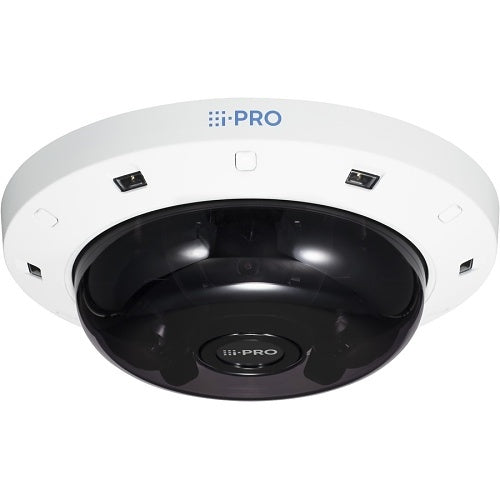 i-PRO WV-S8563LG 3-6MP Outdoor Multi-Directional IP Thin-Camera with AI Engine, 270 Degrees Coverage, Smoke Dome Type