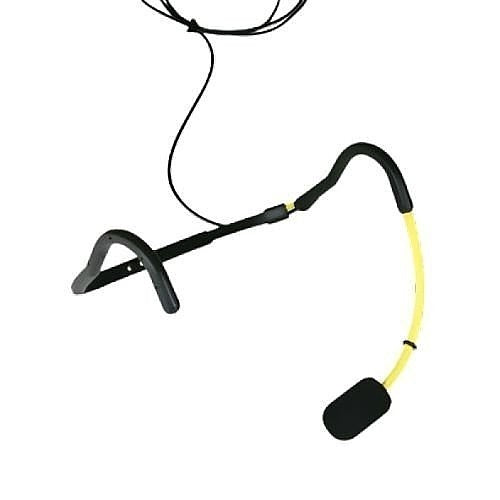 TOA MIC-SJ66-YE Aerobics Headband Microphone, Yellow