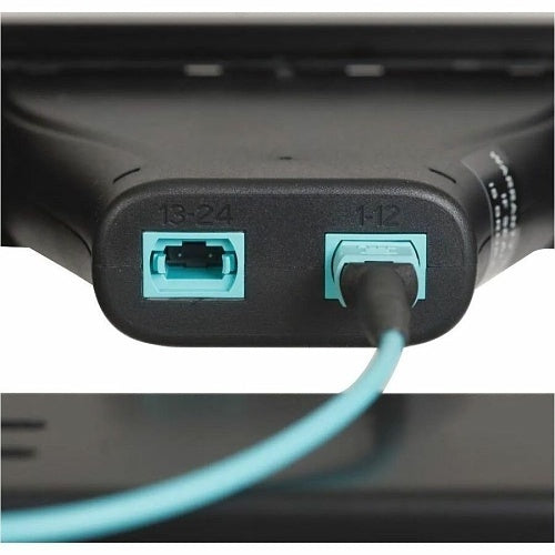 ICC ICFOJATG05 Fiber Optic Patch Cable, 12-Fiber Multimode MPO-MPO Jumper, 50/125 Microns, 10 Gbps