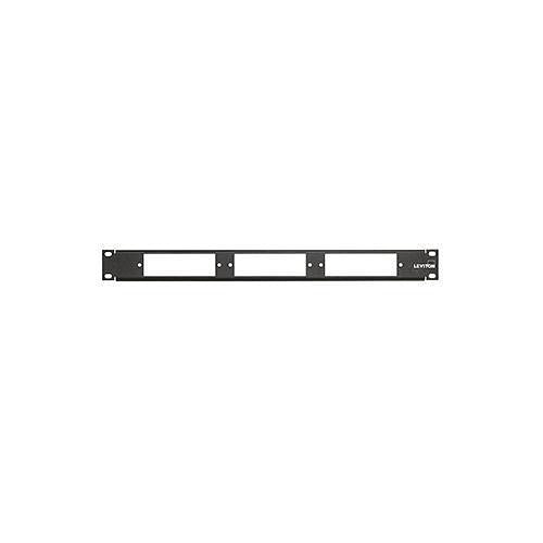 Leviton 5R1UE-OPX Empty Panel for 3-Plate Fiber Capacity Only