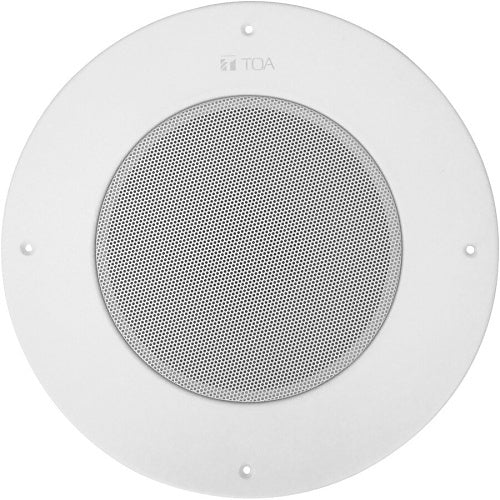 TOA PC-580RUAM 8\\" Ceiling Mount Speaker, 10W, 97 dB, White