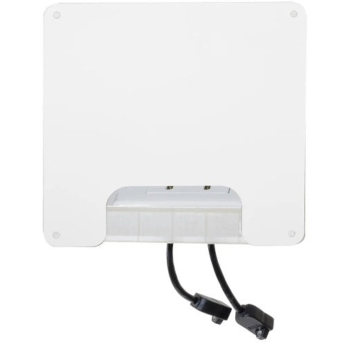 Hubbell NSAV6C FPTV Enclosure, Screw On Cover, White