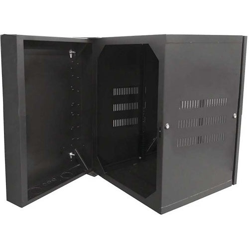 Hubbell HSQ24S26 QUADCAB Series  Solid Door, 24\\"x26\\", Black