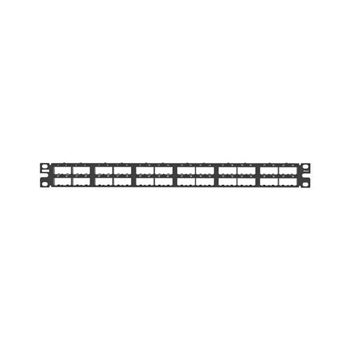 Panduit CP48HDBL Patch Panel, 48 Port Modular High Density, Black