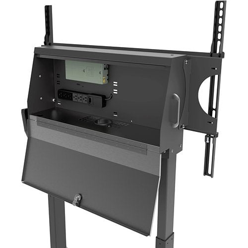Peerless-AV SR598ML3 SmartMount Motorized Height Adjustable Flat Panel Cart for 42\\" to 86\\" Displays