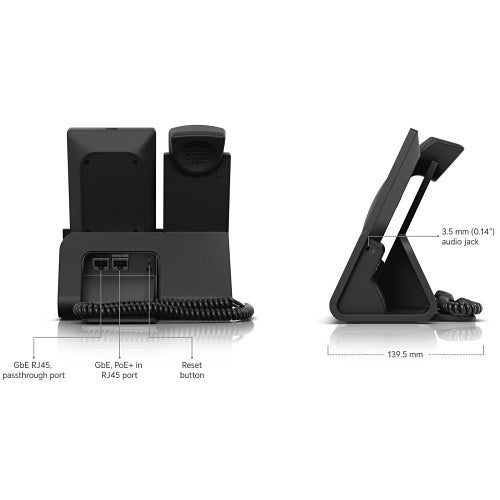 Ubiquiti UTP-G3-TOUCH-PRO Desktop Smartphone for UniFi Talk, 5\\" Touch Display