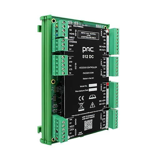 PAC 909037054 512 DC Series 2-Door Access Controller in a 13\\" x 13\\" Metal Cabinet with Lock, Prewired with a single Output 3A Power Supply/Charger, 12 or 24VDC Selectable Image of 7S-512B