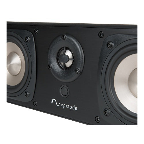 Episode ES-550T-SNDBR-40-BLK 550 Series Thin Design 3-Channel Passive Soundbar for 46-52\\" TV, Black