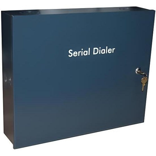 Alpha SDACTBX-GRAY Gray Housing SDACT-2 Dialer with Removable Door and Serial Dialer Screen