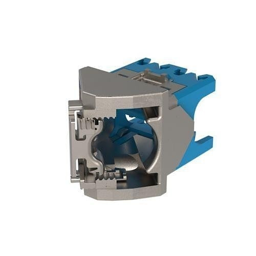 Panduit CJSLRCAPBU-X 45° Angled Wire Cap for CAT6A Shielded TG Jack