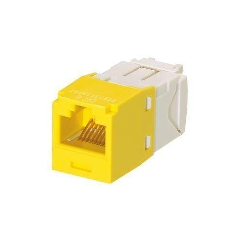 Panduit CJ688TGYL-24 Keystone Jack, Mini-Com Module CAT6 UTP with 8 Position Wiring