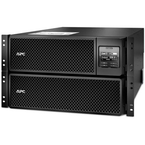 APC SRT8KRMXLT-IEC Smart-UPS On-Line, Rackmount 6U, 208V, Network Card plus SmartSlot, Extended runtime, with Rail Kit