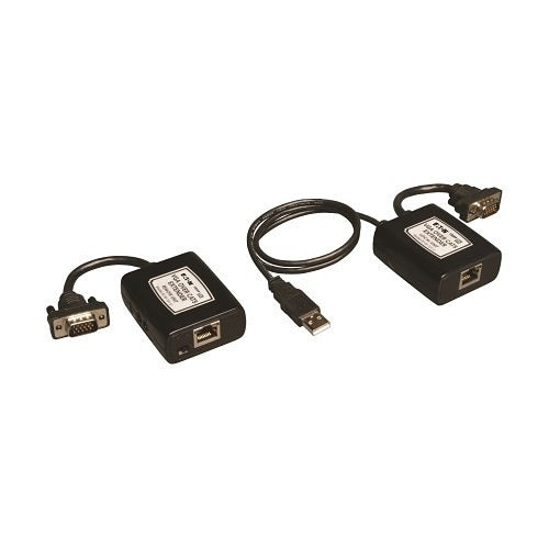 Eaton Tripp Lite B130-101-U VGA Over CAT5/6 Extender Kit, Transmitter/Receiver for Video, USB Powered, up to 500' (152 m), TAA