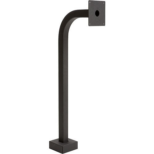 PEDESTAL PRO 36-APD-BLK Mounting Pedestal for Card Reader, Intercom System, Keypad, Biometric Reader, Telephone Entry System, Housing, Access Control System, Push Button - Black Wrinkle Image of PM-36APDBLK