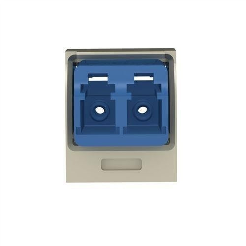 Panduit CMDSLCZEI Duplex LC Fiber Adapter, Blue with Module