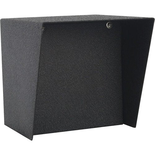 Pedestal Pro MC-CS-06-E 6\\" x 6\\" Square Steel Housing, Black Image of PM-MCCS06E