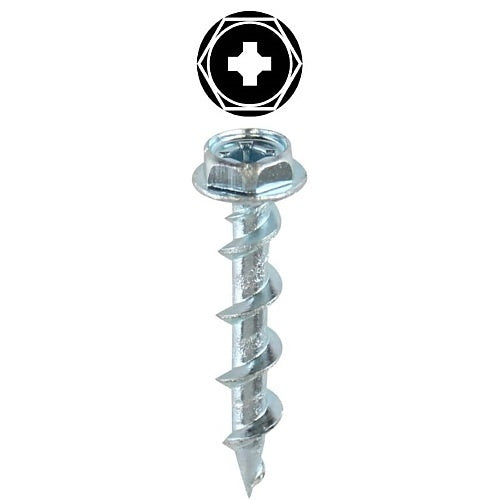 Dottie WTKHX Wall Twister Kit with 3/16\\" by 1 1/4\\" Hex Head, Phillips and Square Drive Options