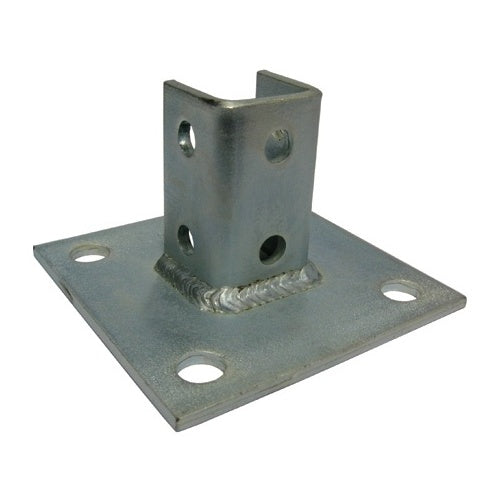 Dottie SPB1090 Clips and Clamp, 10 Hole Single-Channel Tall Clevis-Square