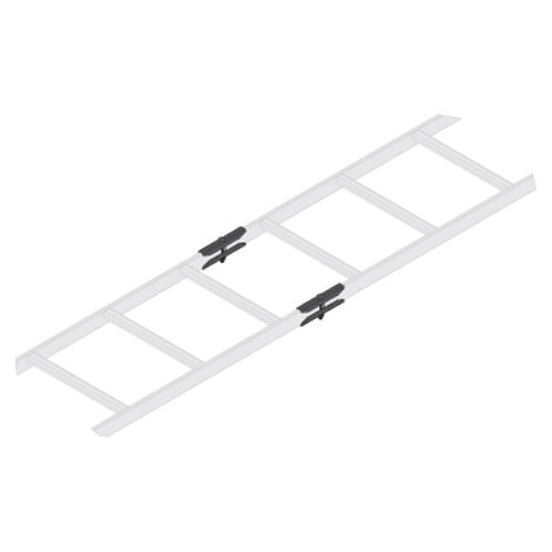 Middle Atlantic CLH-RSJ-6 Cable Ladder End Splice Kit, 6-Pack
