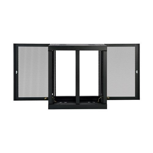Eaton Tripp Lite SRW18UHD SmartRack Heavy-Duty Low-Profile Server-Depth Side-Mount Wall Mount Rack Enclosure Cabinet, 32.5\\" (83cm), 500lb, (226.8 kg), 18U