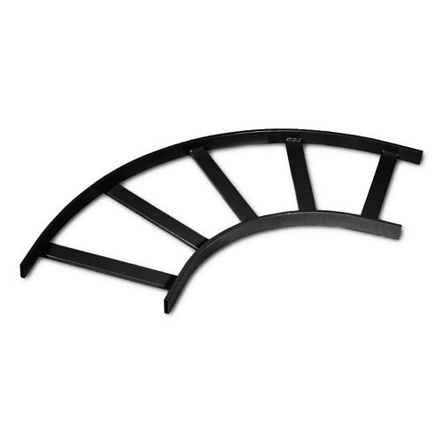 Hubbell HLF2490B NEXTFRAME Ladder Rack, Flat Turn, 24\\", Black