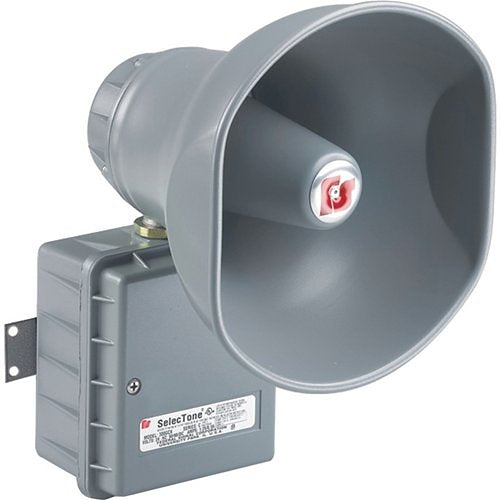 Federal Signal 300GCX-120 300GCX-120 SelecTone Hazardous Location Amplified Speaker, 120VAC, Hazardous Location, Gain Control, Gray