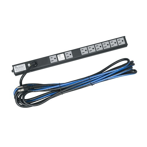 Middle Atlantic PD-815SC-NS PD Series Slim High-Density 15A Vertical Power Strip, No Surge Protection