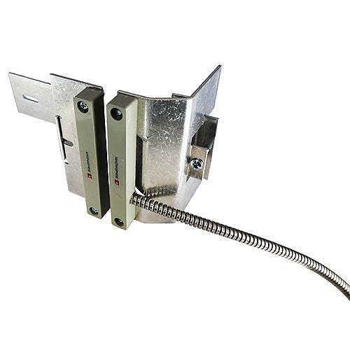 Magnasphere MSS-106S Overhead Door Contact Closed Loop, Rail Mount, 18" Armored Cable, Grey