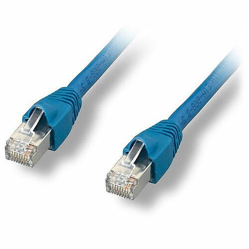 Comprehensive CAT6A-75BLU CAT6A Shielded Patch Cable, 75' (22.8m), Blue