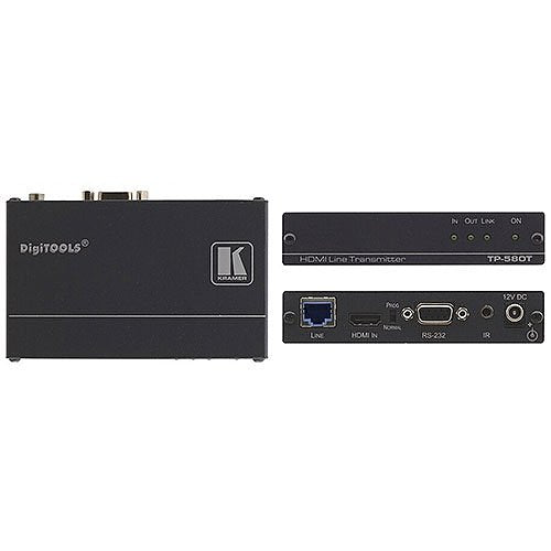 Kramer 50-80021090 TP-580T 4K HDMI Bidirectional RS232 Twisted Pair HD BaseT Transmiter