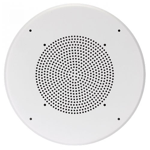 Quam BR8W 8" Round Screw-Mount Ceiling Speaker Baffle, White