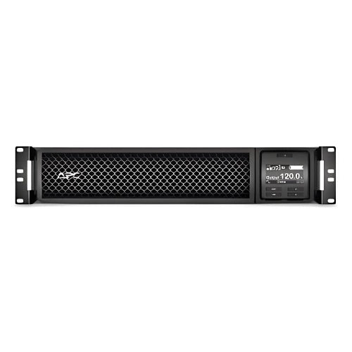APC SRT2200RMXLA-NCUS Smart-UPS On-Line 2200VA Rackmount, 2U RS, 6x 5-20R+1x L5-20R NEMA Outlets, Network Card, Extended runtime with Rail Kit