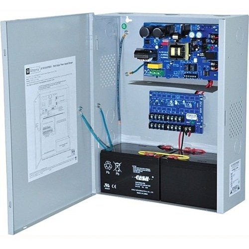 Altronix AL1012ULXPD8CB Power Supply Charger, 8 PTC Class 2 Outputs, 12VDC at 10A, 115VAC, BC400 Enclosure