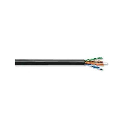 Superior Essex 04-001-64 OSP Broadband BBDN CAT6 Direct Burial Cable, 23/4 Solid BC, Coated aluminum tape FTP, 1000' (304.8m) Reel, Black