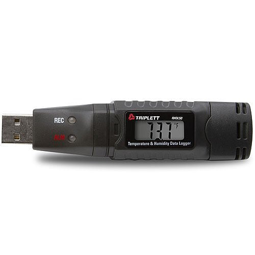 Triplett RHDL50 Datalogger of Temperature and Humidity with LCD, USB