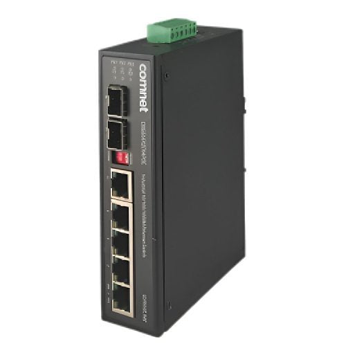 ComNet CNGE6FX2TX4POE 10/100/1000 Mbps Gigabit Switch with PoE+
