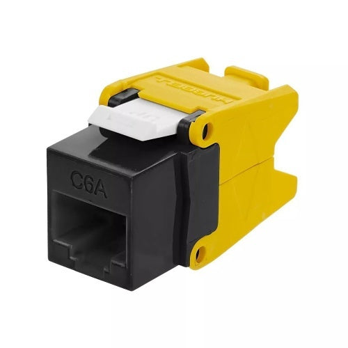 Hubbell NSJU6ABK CAT6 Keystone Jack 8POS UNI A/B, Black