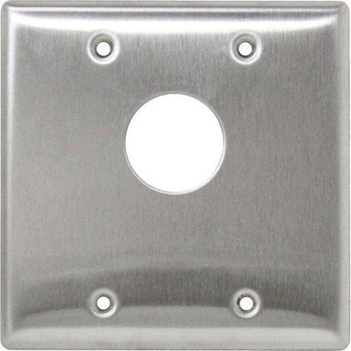 Camden CM-3220 Double-Gang Cast Flush Mount Key Switch, Maintained SPDT, Aluminum