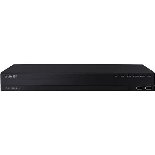 Hanwha ARN-1610S A Series 16-Channel PoE NVR, 80 Mbps, Black