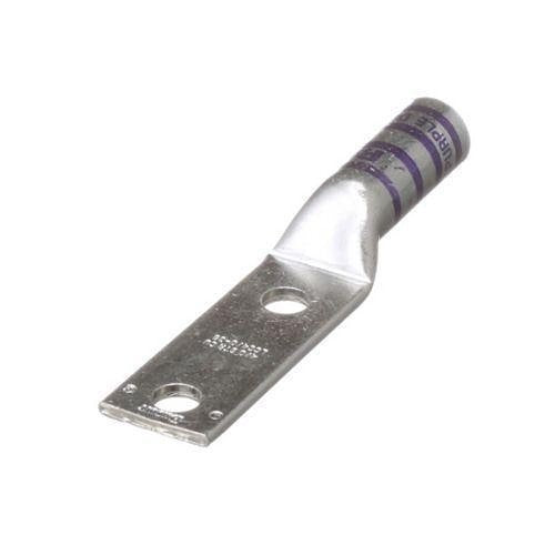 Panduit LCC4/0-38-X Compression Connector Lug, 2-Hole, 4/0AWG, Copper
