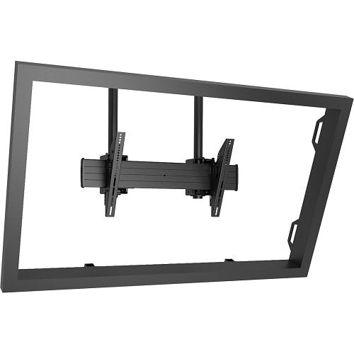 Chief XCM7000 Fusion X-Large Dual Pole Flat Panel Ceiling Mount for 55\\"-100\\" Displays, 300 lbs Max, TAA Compliant, Black