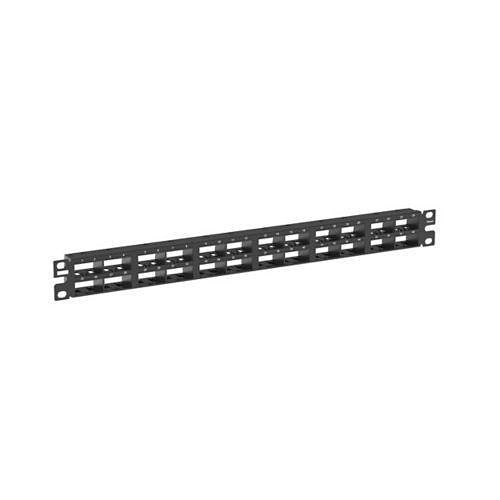 Panduit CP48HDBL Patch Panel, 48 Port Modular High Density, Black