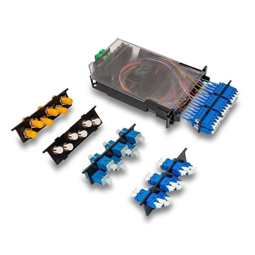 OCC FSCSA12DSCP Splice Cassette with Fiber Pigtails, SC x 12, APC