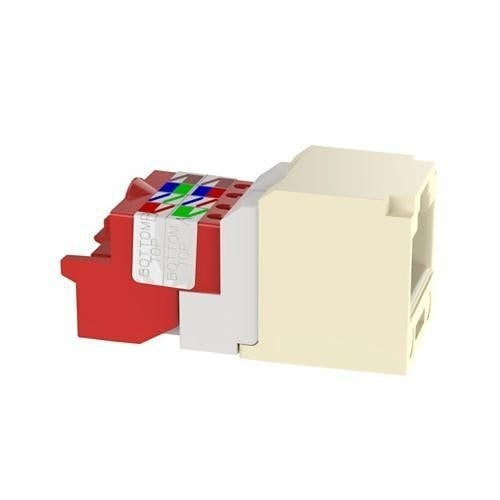 Panduit CJ5E88TEI Mini-Com Module Cat 5e UTP Keystone Jack, 8 Pos 8 Wire